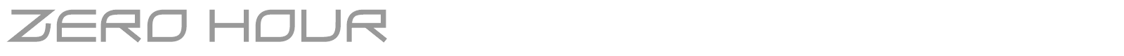 Zero Hour font preview